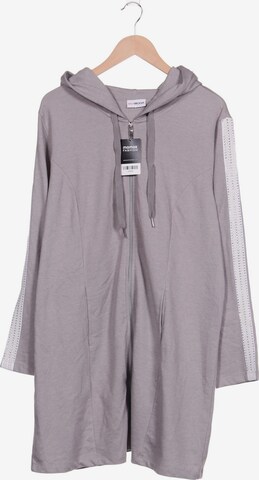 MIAMODA Sweatshirt & Zip-Up Hoodie in XXXL in Grey: front