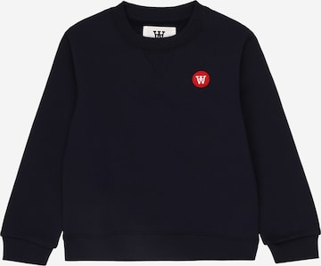 WOOD WOOD Sweatshirt 'Rod' in Blauw: voorkant