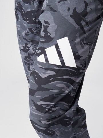 Tapered Pantaloni sport de la ADIDAS PERFORMANCE pe negru