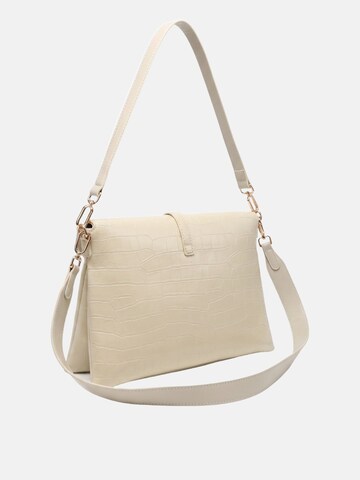 Borsa a mano 'Borsa a mano donna Kassandra Véloure - Poliuretano effetto coccodrillo' di Kassandra in beige