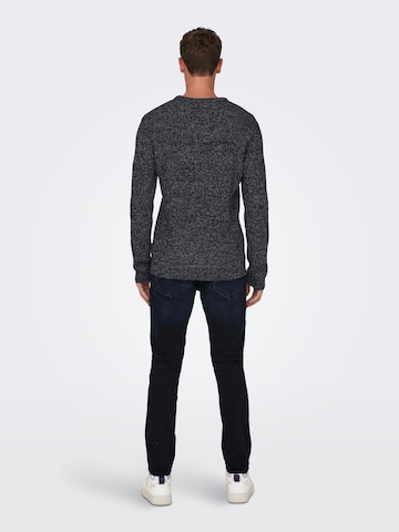 Only & Sons Pullover 'MALAKI' i blå