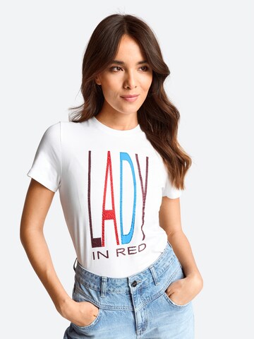 T-shirt Rich & Royal en blanc : devant