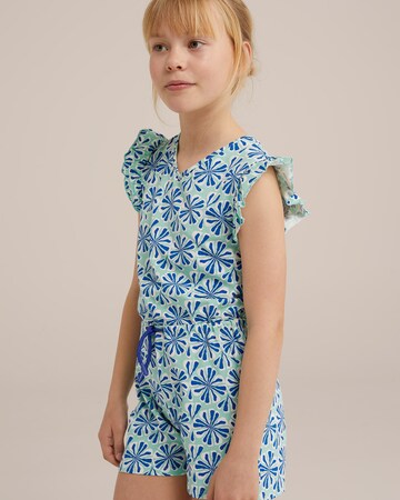 Ensemble WE Fashion en bleu : devant
