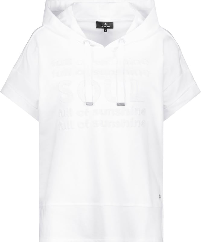 monari Sweatshirt 'SOUL' in Weiß