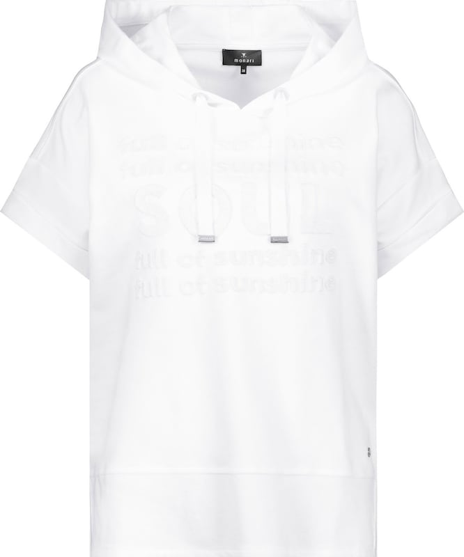 monari Sweatshirt 'SOUL' in Weiß monari Sweatshirt 'SOUL' in Weiß
