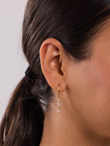 PURELEI Earrings 'Powder' in Gold: front