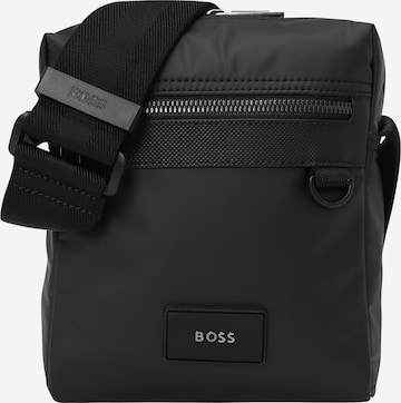 BOSS Black Skuldertaske 'Iann' i sort: forside