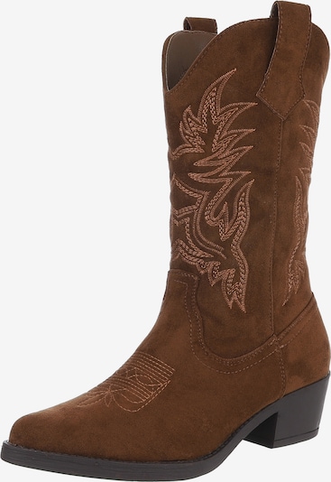 Ital-Design Cowboystiefel in braun, Produktansicht