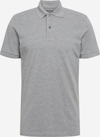T-Shirt 'Neo' SELECTED HOMME en gris : devant