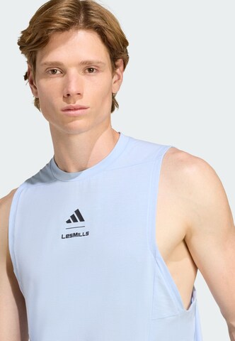 T-Shirt fonctionnel 'Les Mills' ADIDAS PERFORMANCE en bleu