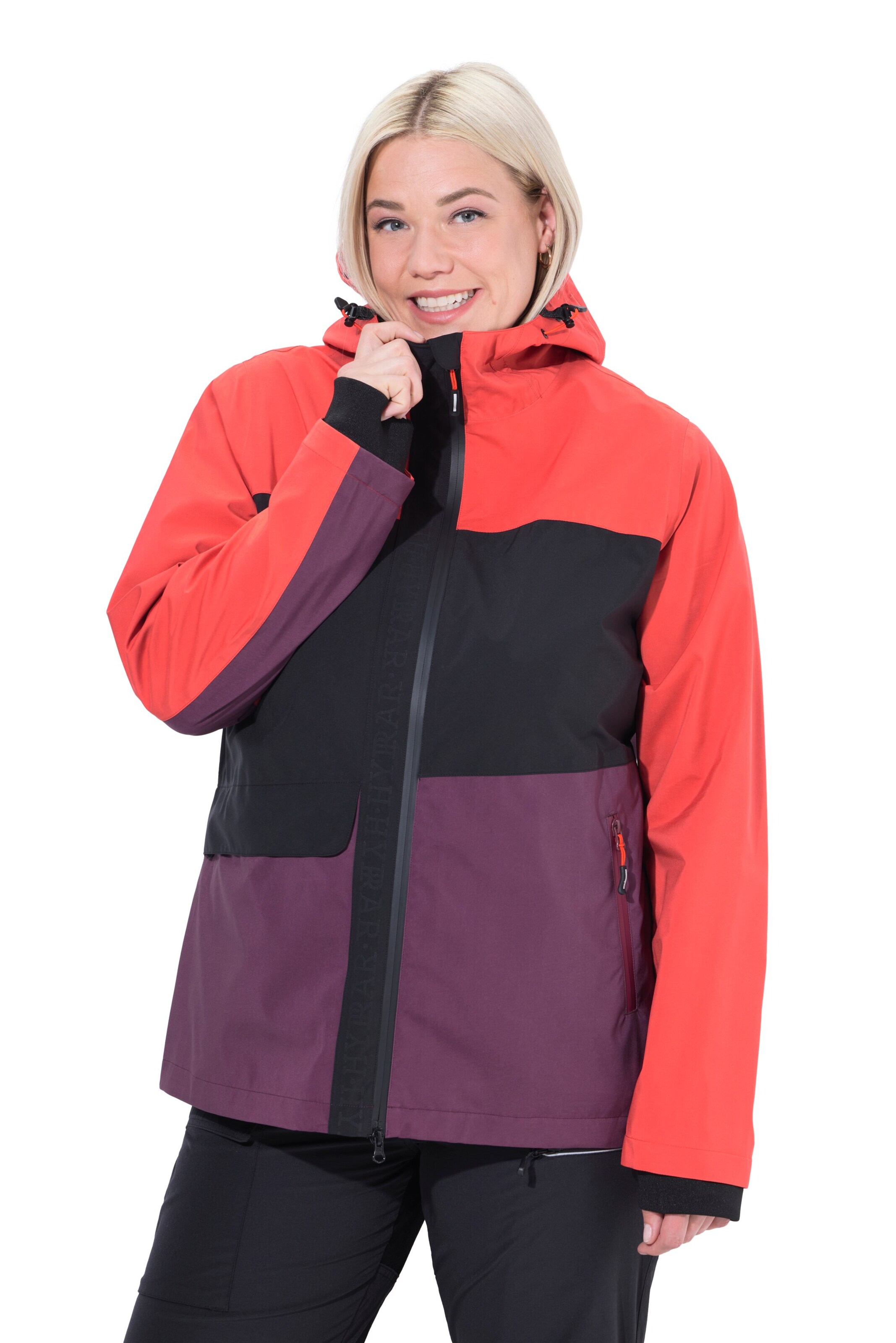 Ulla Popken Functionele jas in Rood