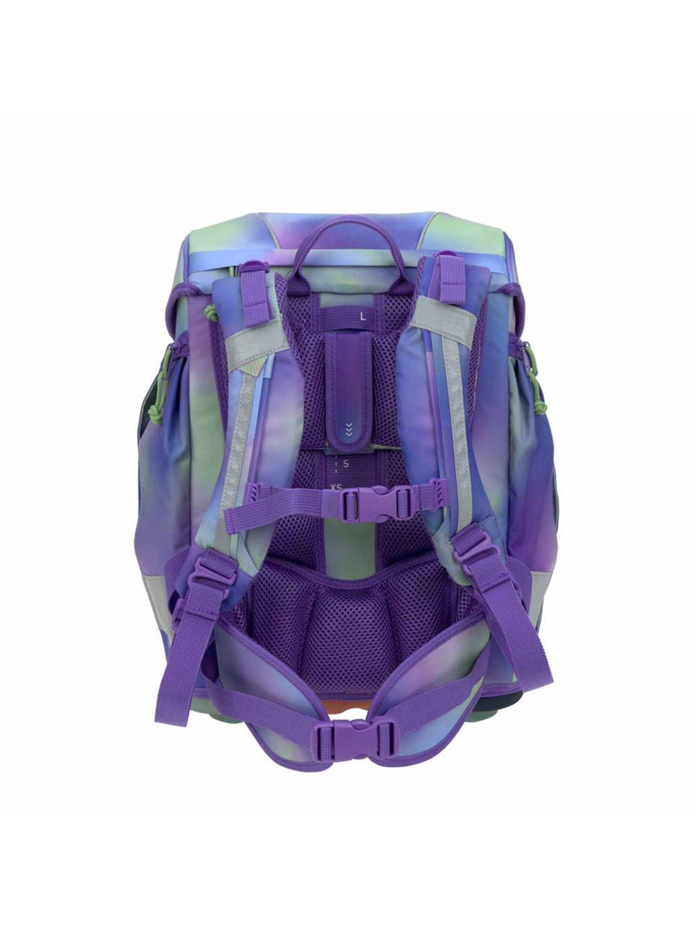 LÄSSIG Backpack 'Boxy' in Purple