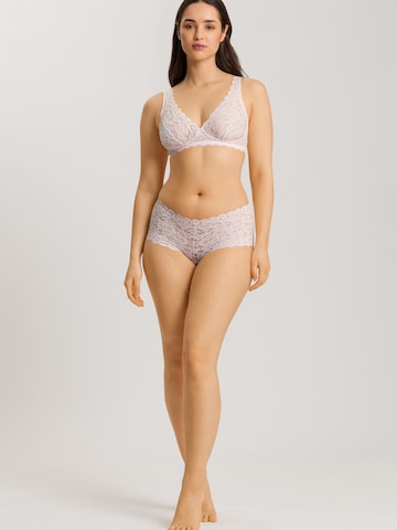 Hanro - Triangular Soutien ' Moments ' em rosa: frente