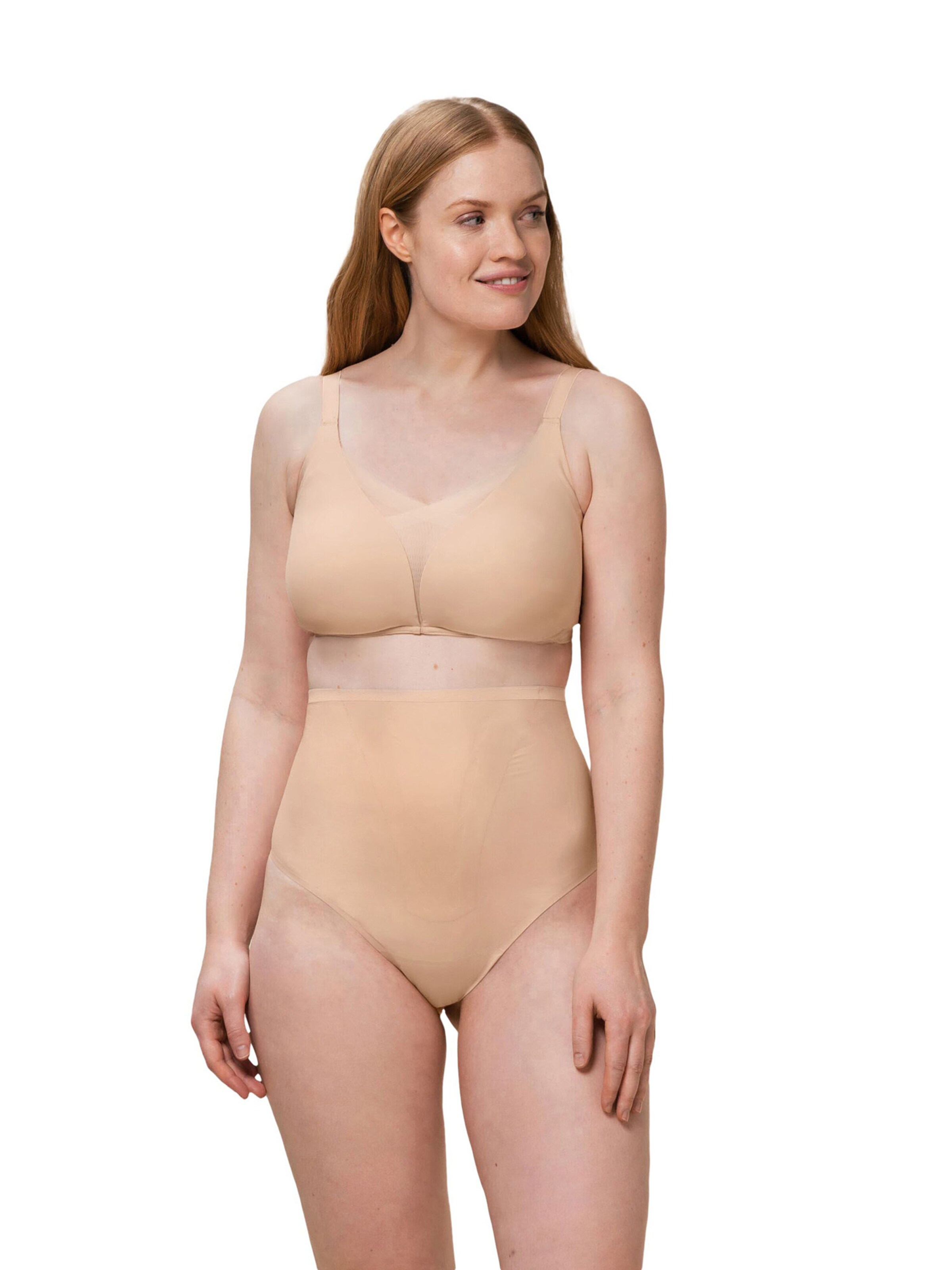 TRIUMPH - Cueca modeladora ' Triumph Shape Smart Highwaist ' em bege