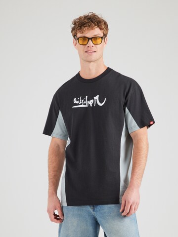 QUIKSILVER Λειτουργικό μπλουζάκι σε μαύρο: μπροστά