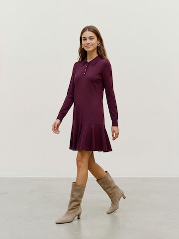 VERO MODA Knit dress 'VMMikaela' in Red