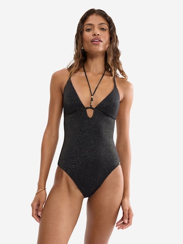 TRIUMPH Badeanzug ' Red Label Summer Sunset ' in Schwarz: Vorderseite