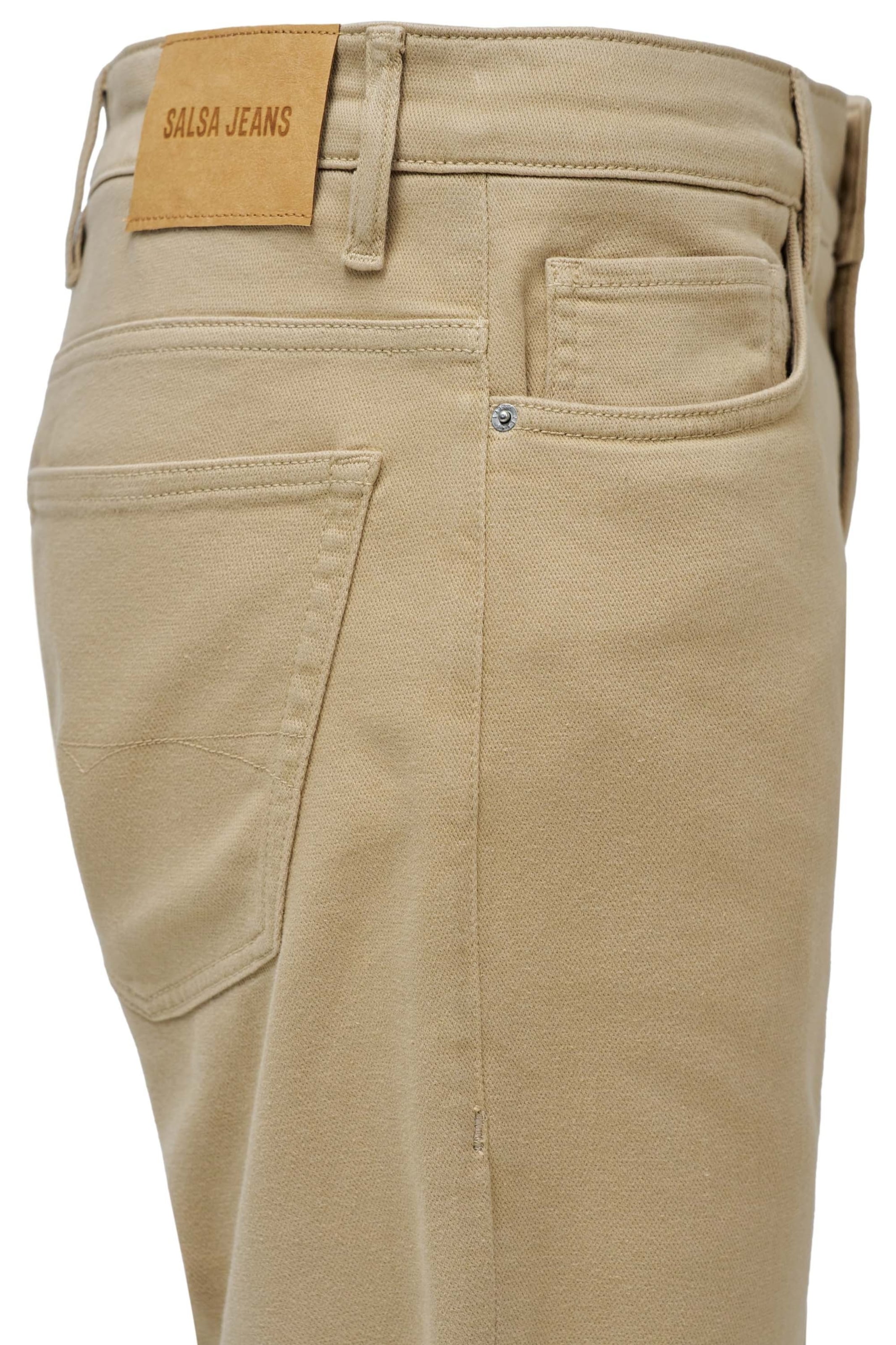 Regular Pantalon chino Salsa Jeans en beige