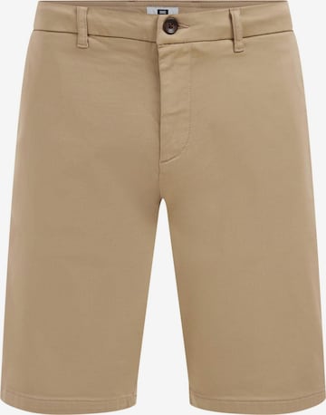 Coupe slim Pantalon chino WE Fashion en beige : devant