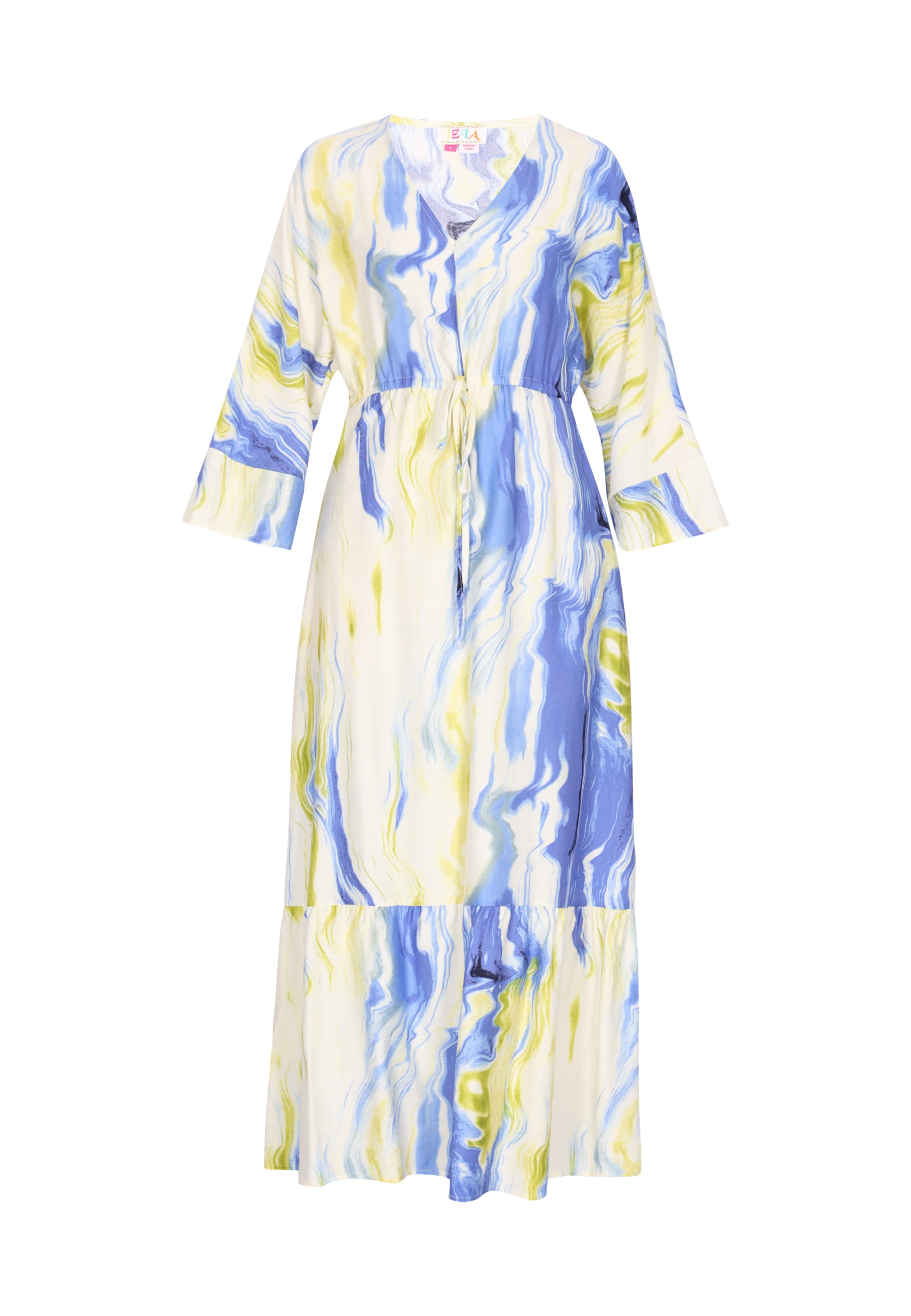 IZIA - Vestido 'Festival' en azul: frente