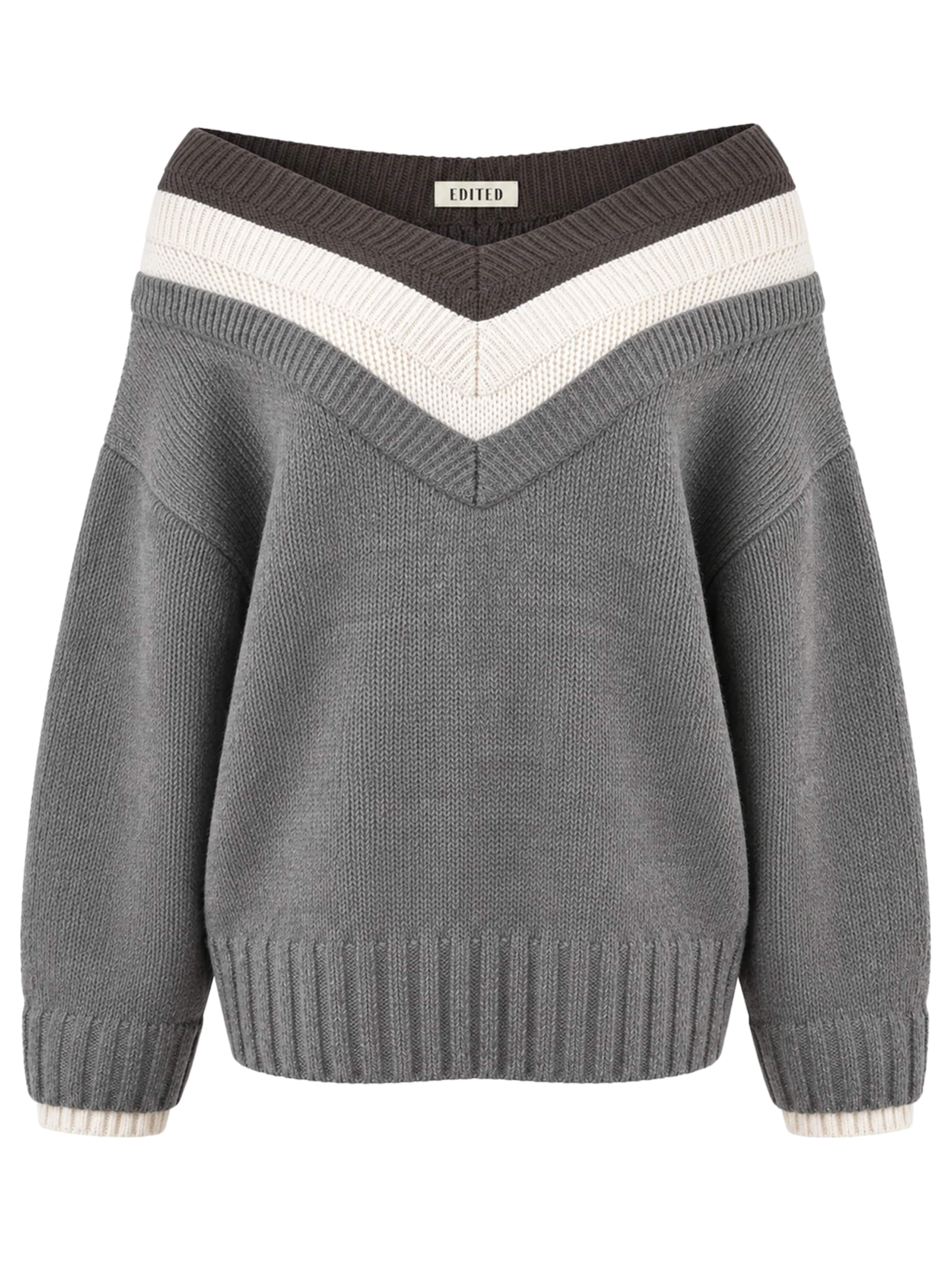 EDITED Sweater 'Nika' in Grey: front