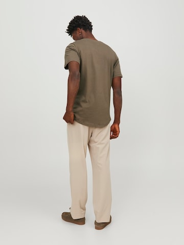žalia JACK & JONES Standartinis modelis Marškinėliai 'ENOA'