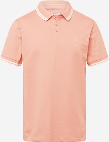 T-Shirt GUESS en rose : devant