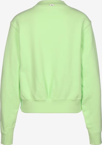 PUMA Sportief sweatshirt 'Infuse' in Groen
