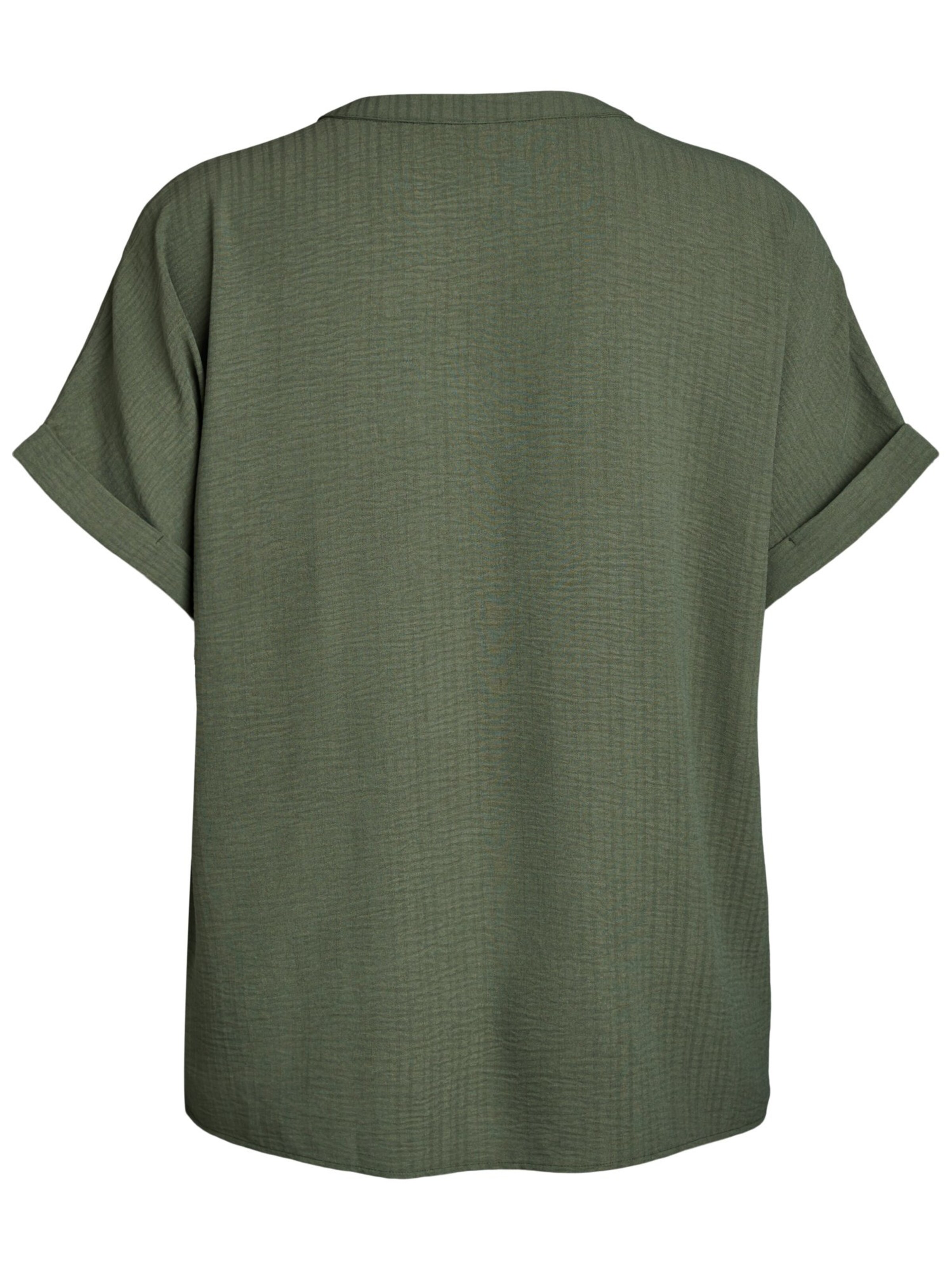 Camicia da donna 'Vnilla' di Zizzi in verde