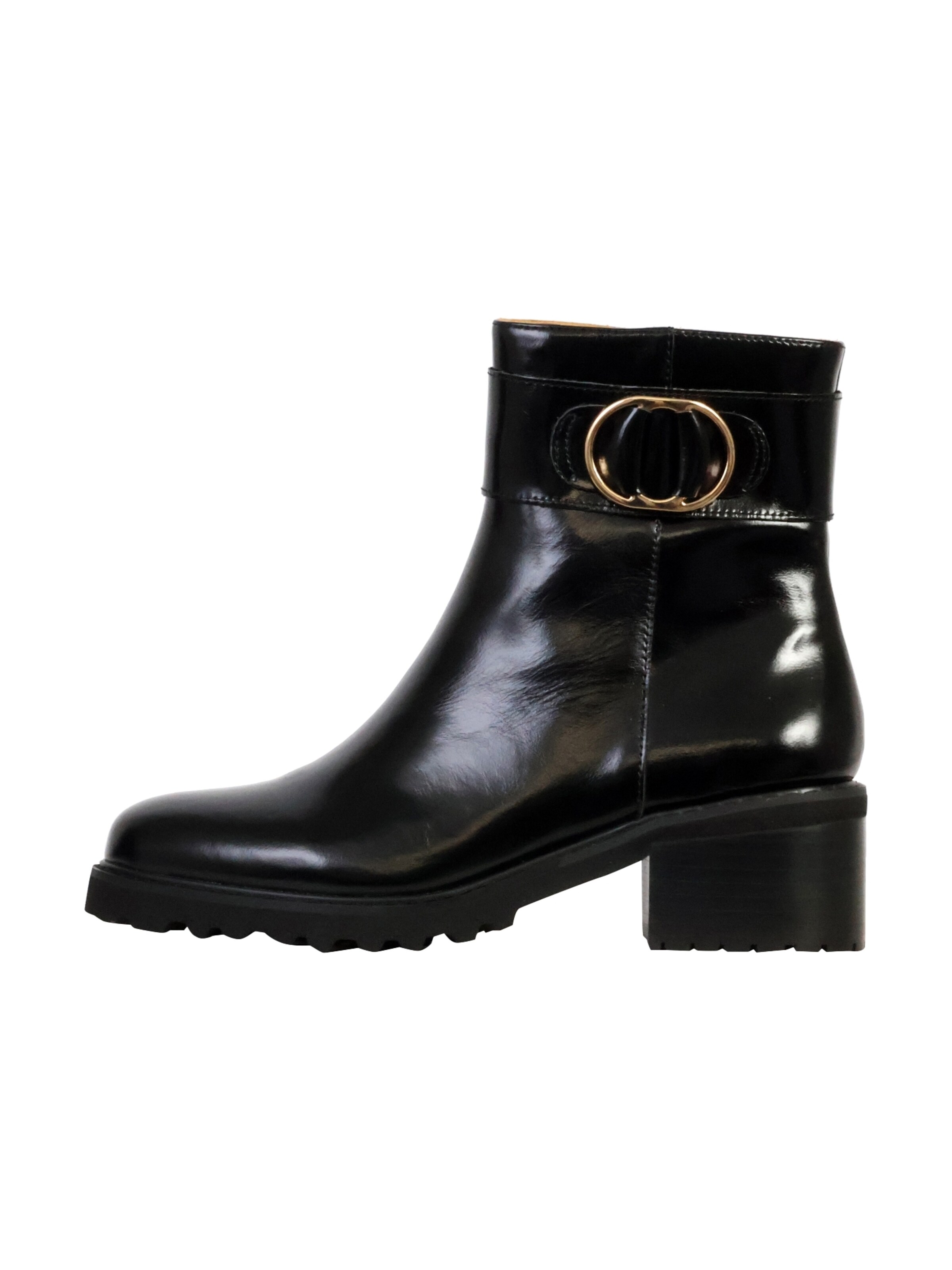 Ankle boots di Emilie Karston in verde: frontale