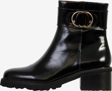 Emilie Karston Ankle Boots 'Quinn Stiefelette aus Leder mit Absatz' in Grün: Vorderseite