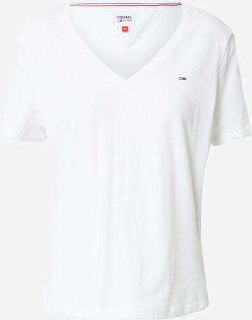 Tommy Jeans Shirt in White: front