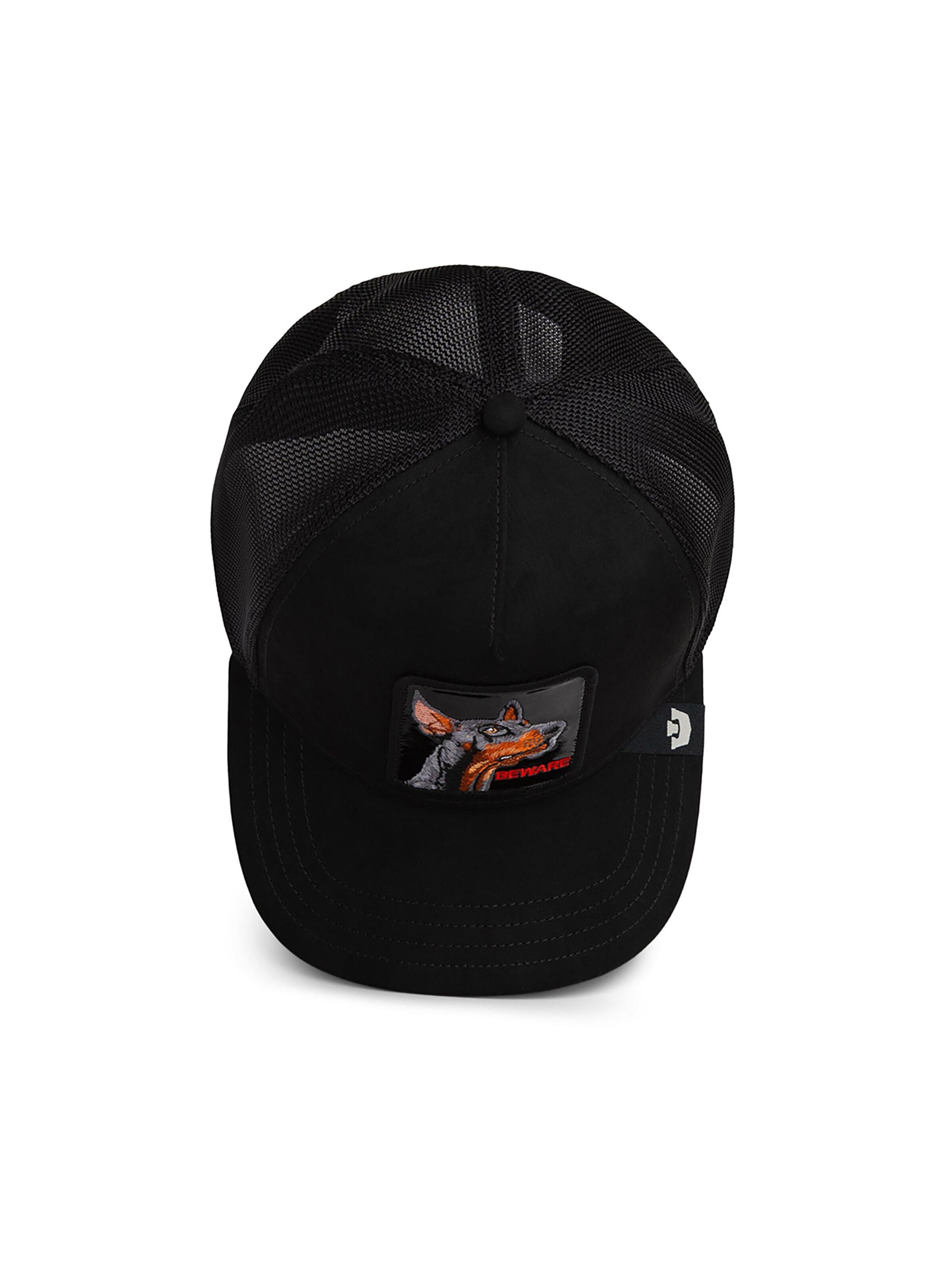 GOORIN Bros. Cap 'Black Out Doberman' in Black