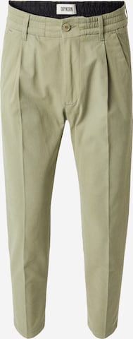 žalia DRYKORN Standartinis Kelnės su kantu 'CHASY': priekis