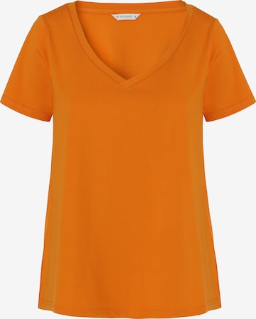 TATUUM - Blusa 'NELISA' en naranja: frente