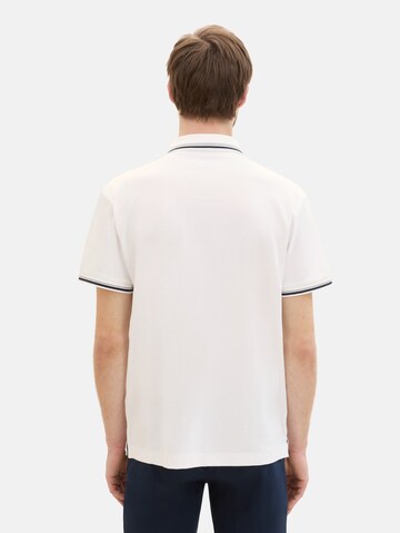 TOM TAILOR Poloshirt in Weiß