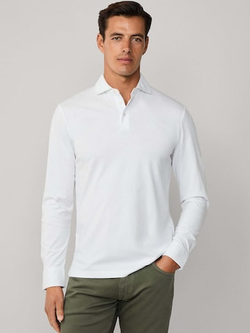Hackett London Poloshirt in Weiß: Vorderseite