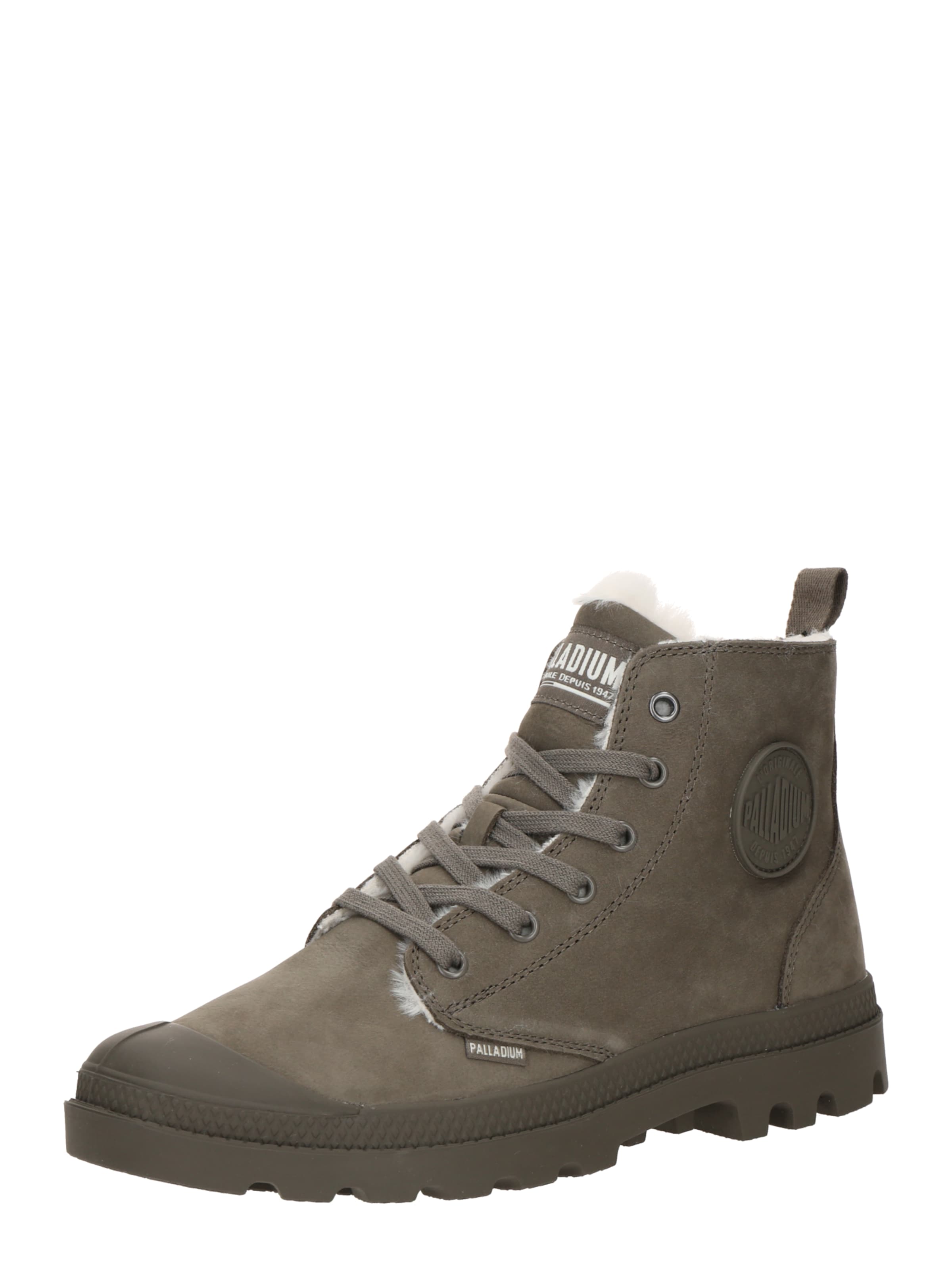 Palladium Μπότες με κορδόνια 'Pampa' σε καφέ: μπροστά