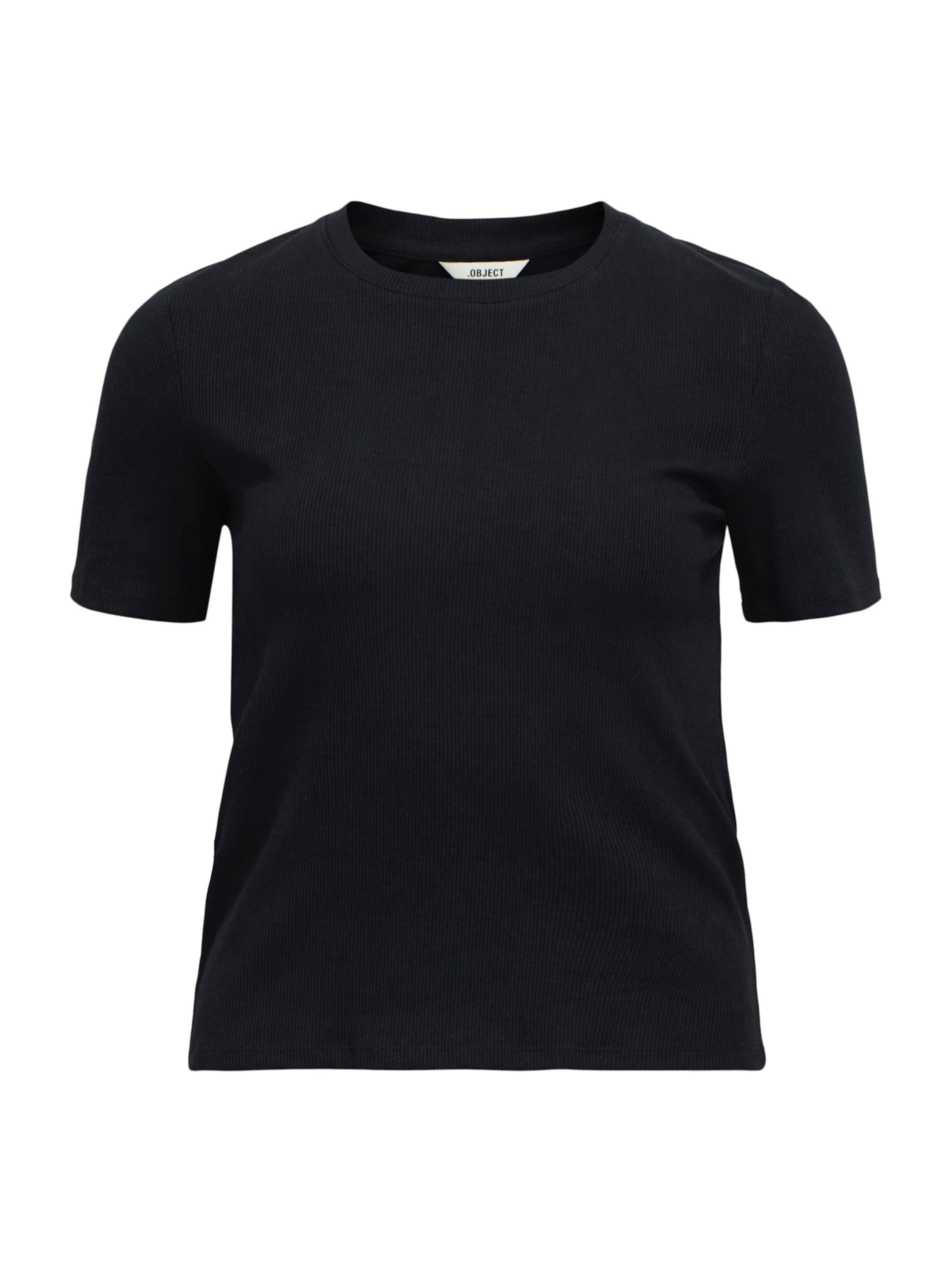 OBJECT T-Shirt 'OBJMoli' in Schwarz: Vorderseite