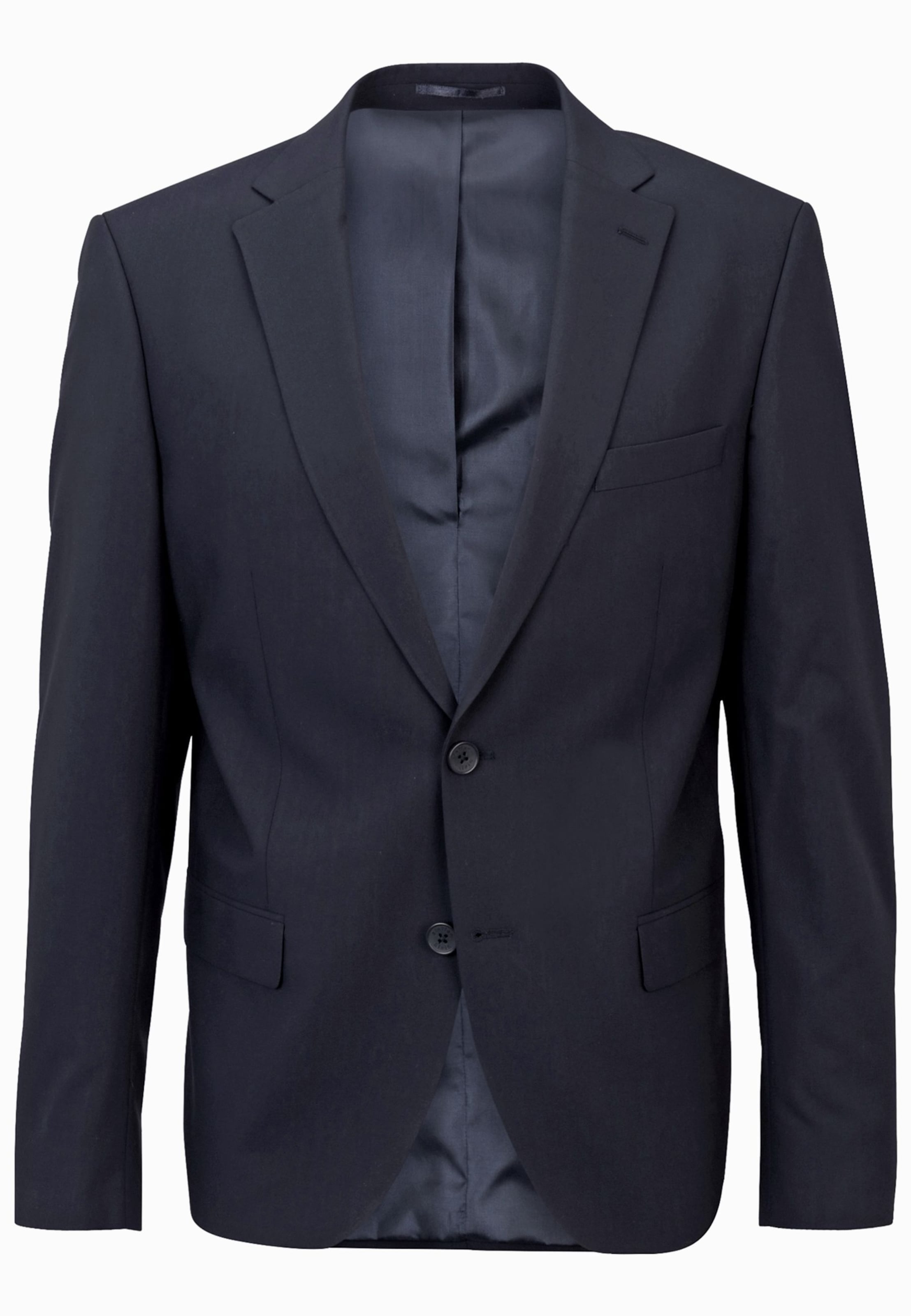 Coupe slim Veste de costume Steffen Klein en bleu : devant