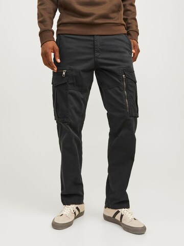 Regular Pantalon cargo 'JPSTKane JJCruise' JACK & JONES en noir : devant