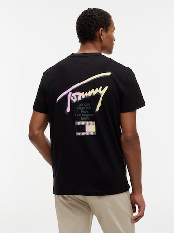 Tommy Jeans Shirt in Black: front
