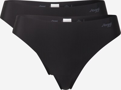 SLOGGI String in grau / schwarz, Produktansicht