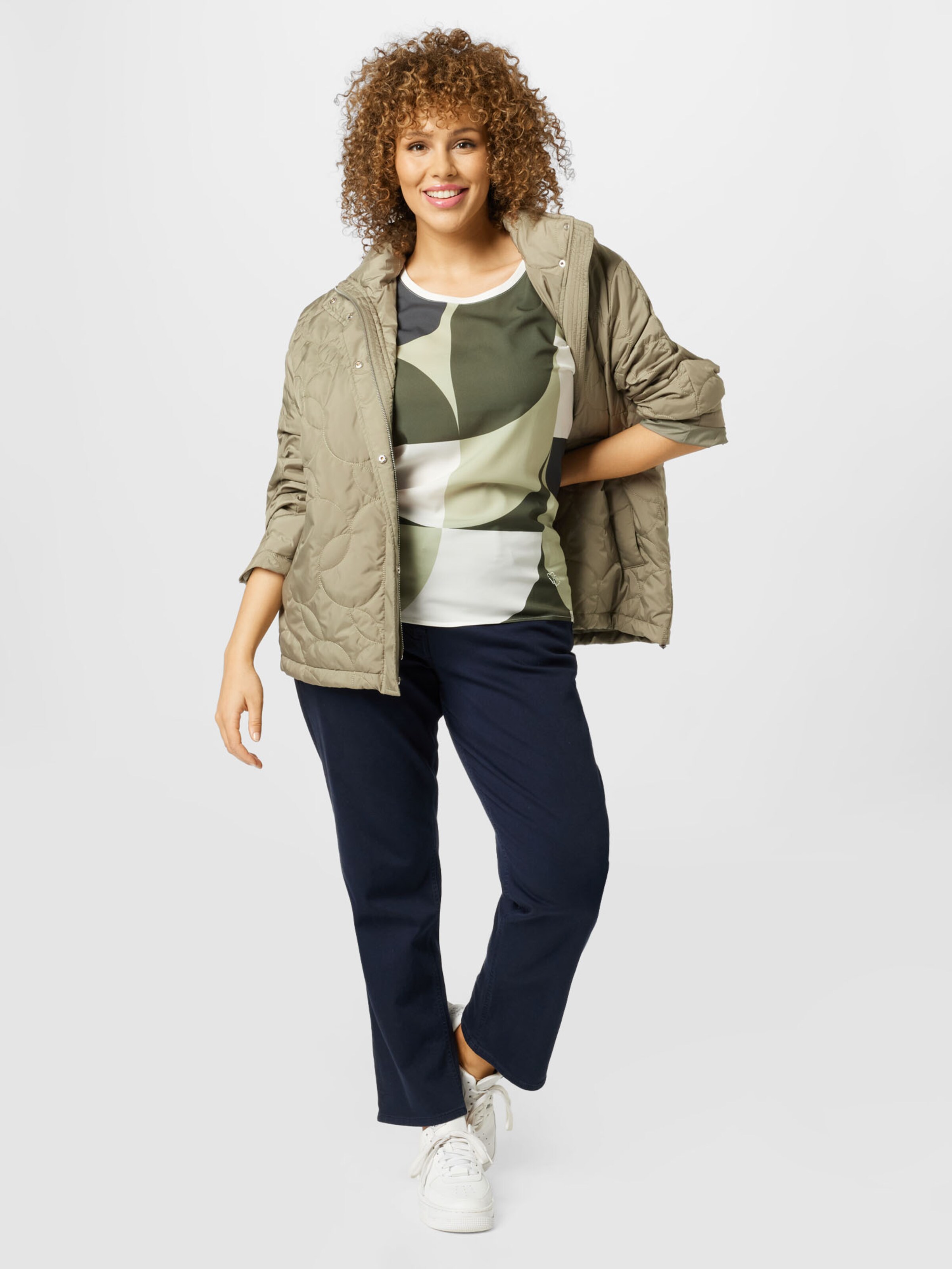 Frauen Jacken Brixtol Textiles Jacke 'Megan' in Khaki - UM55883 Frauen Jacken Brixtol Textiles Jacke 'Megan' in Khaki - UM55883
