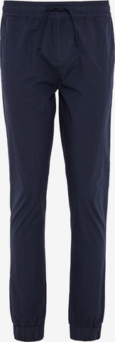 Pantalon cargo 'Presley' Threadbare en bleu : devant