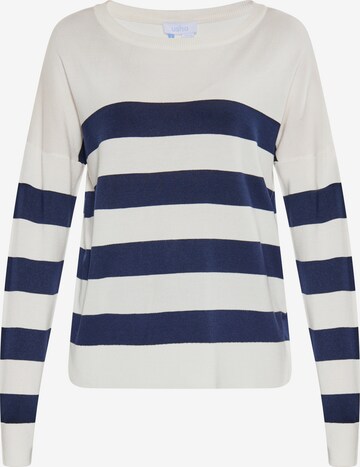 usha BLUE LABEL Sweater in Blue: front