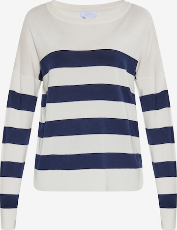 Pull-over usha BLUE LABEL en bleu : devant