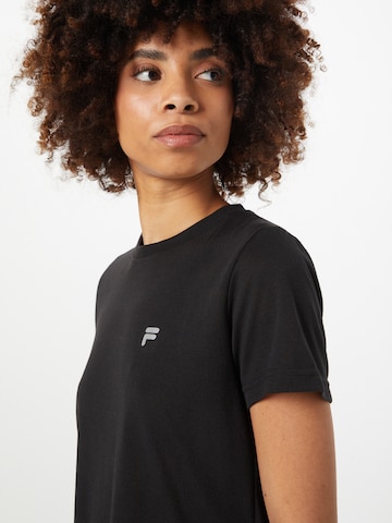 FILA Functioneel shirt 'RABARABA' in Zwart