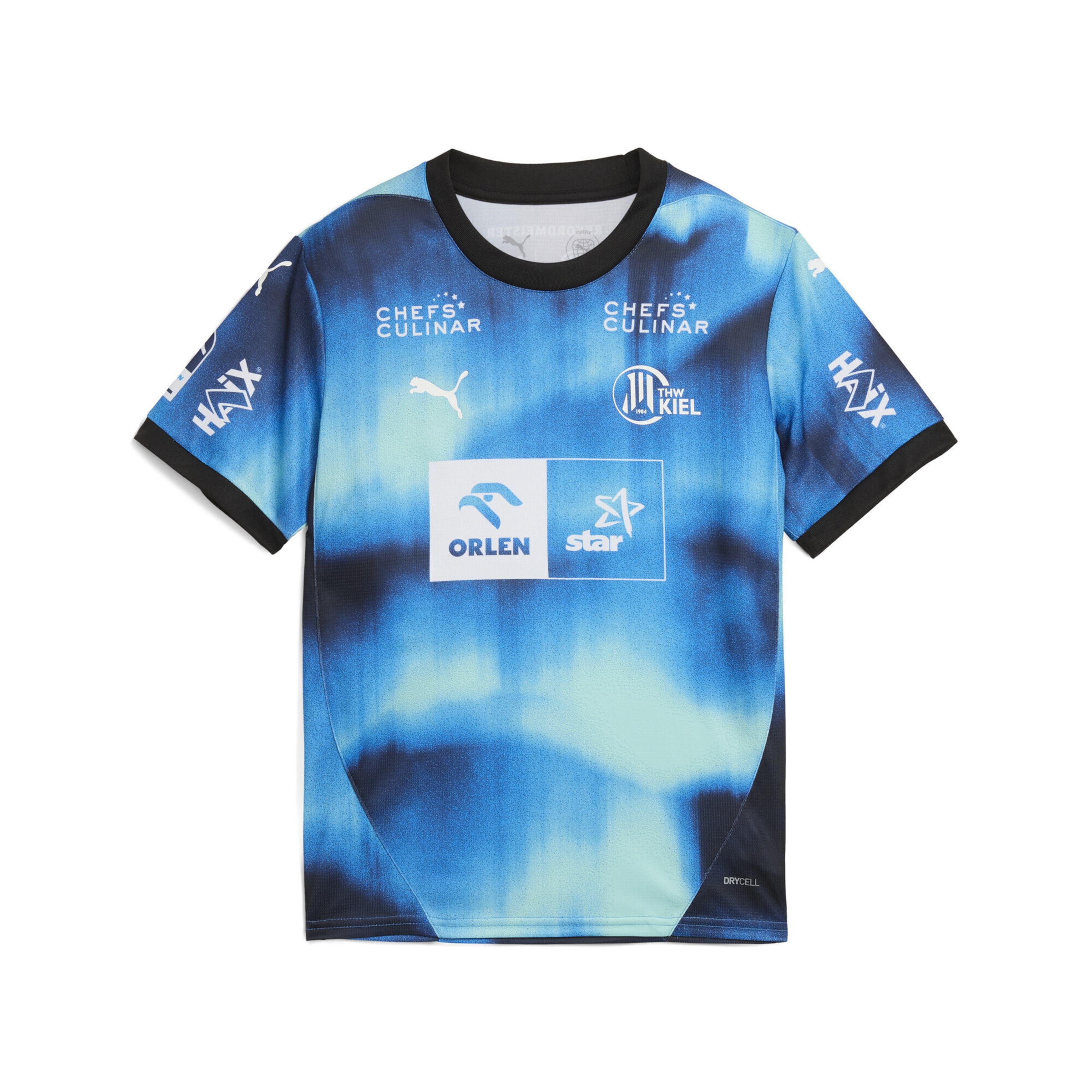 T-Shirt fonctionnel 'THW Kiel 25/26' PUMA en bleu : devant