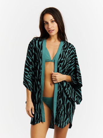 PROTEST Kimono 'PRTFade'‌‌‌‌‌‌‌ in Schwarz: Vorderseite